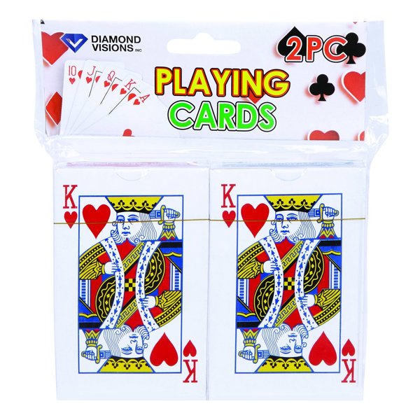 Diamond Visions Playing Cards Plastic Assorted 11-1535